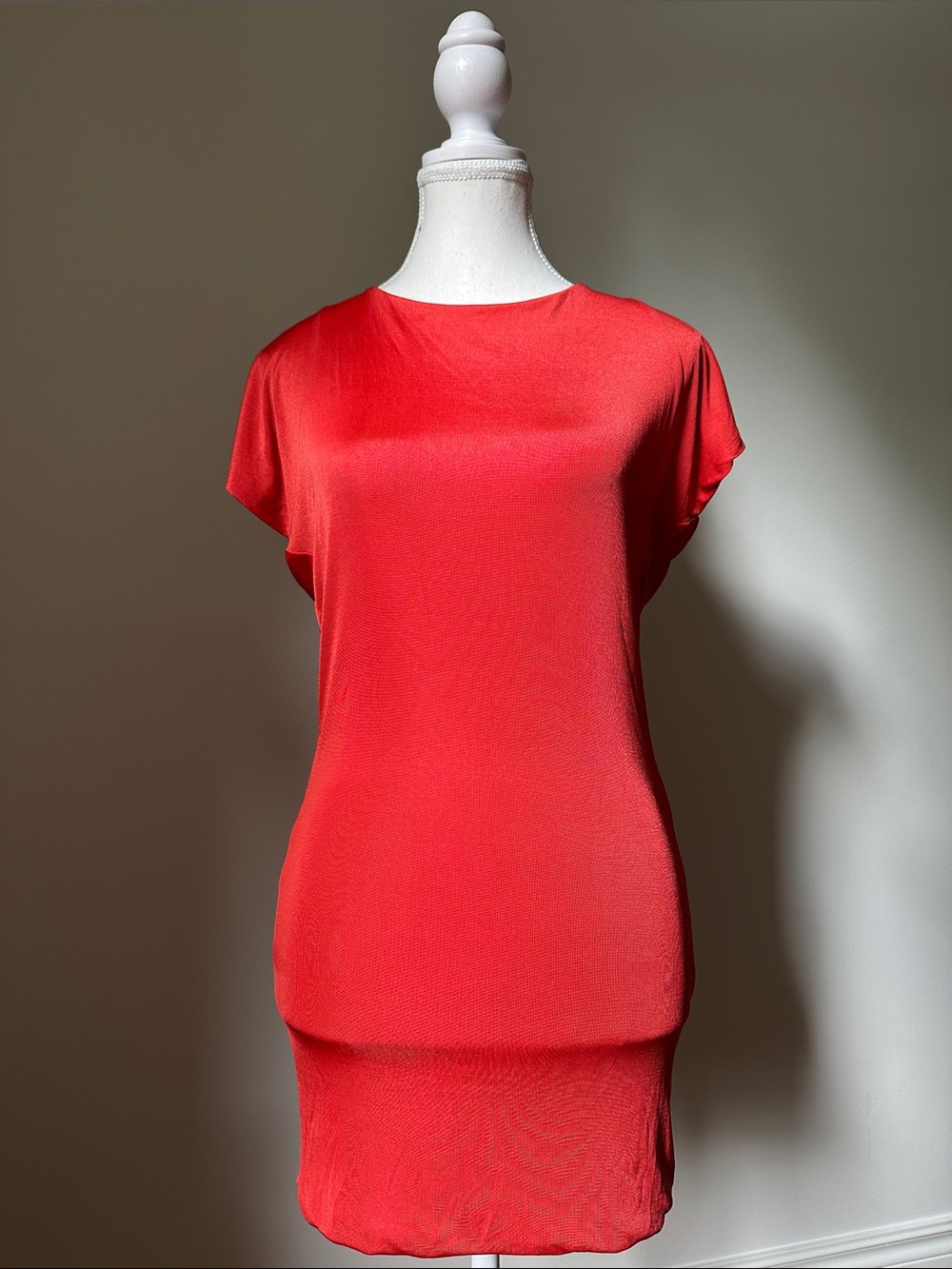 GUESS BY MARCIANO Open Cowl Back Bodycon Sexy Vacation Party Mini Dress Small